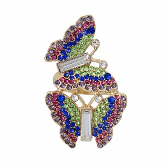 Accessories BUTTERFLY RING MULTI Multi Steve Madden Jewelry