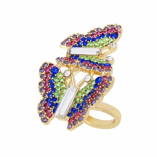 Accessories BUTTERFLY RING MULTI Multi Steve Madden Jewelry Accessories BUTTERFLY RING MULTI Multi Steve Madden Jewelry