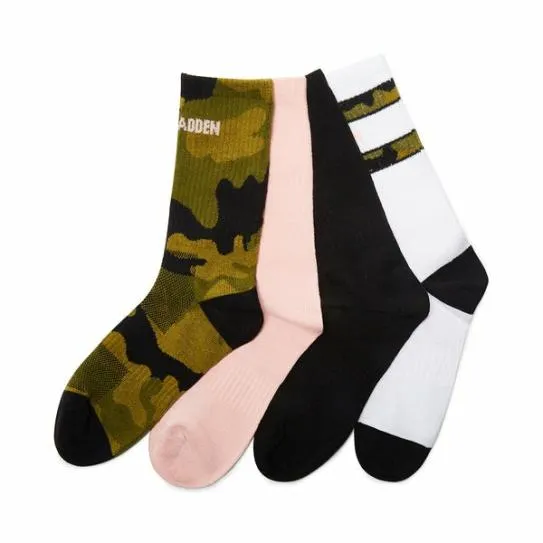 Accessories LOGO CREW SOCKS CAMO MULTI Camo Multi Steve Madden Socks and Tights