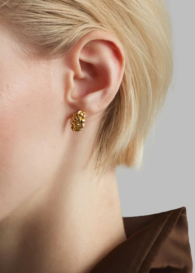 Accessories Women The Frankie Shop Completedworks The Paths Of Memory Earrings 8211 Gold Vermeil