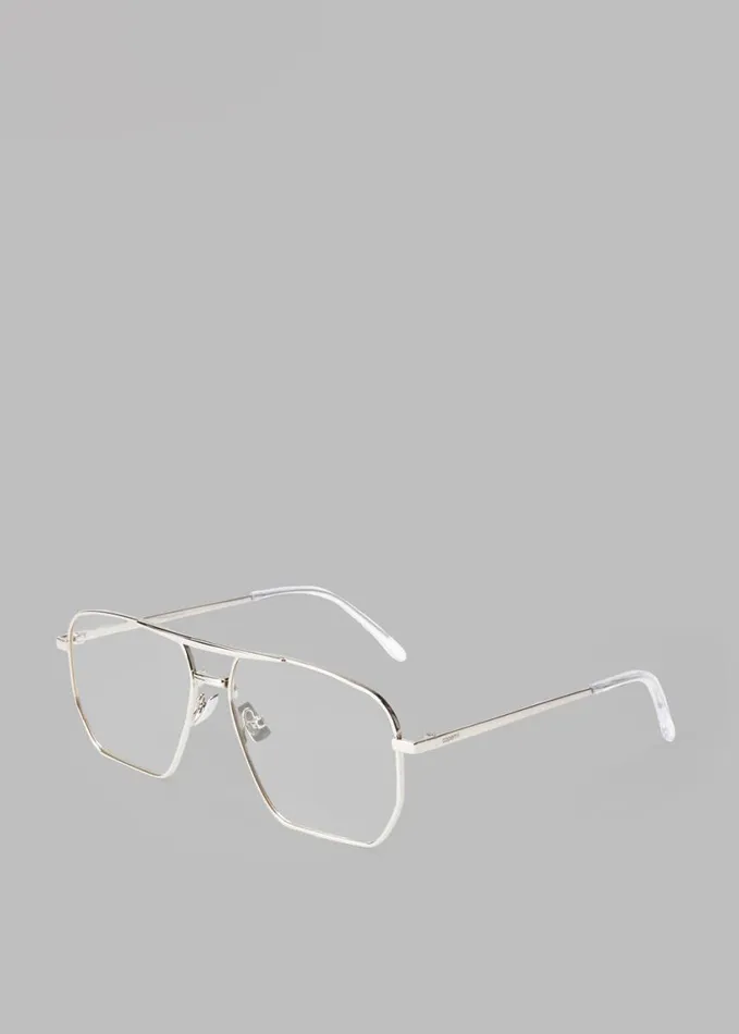 Accessories Women The Frankie Shop Coperni Aviator Sunglasses 8211 SilverClear