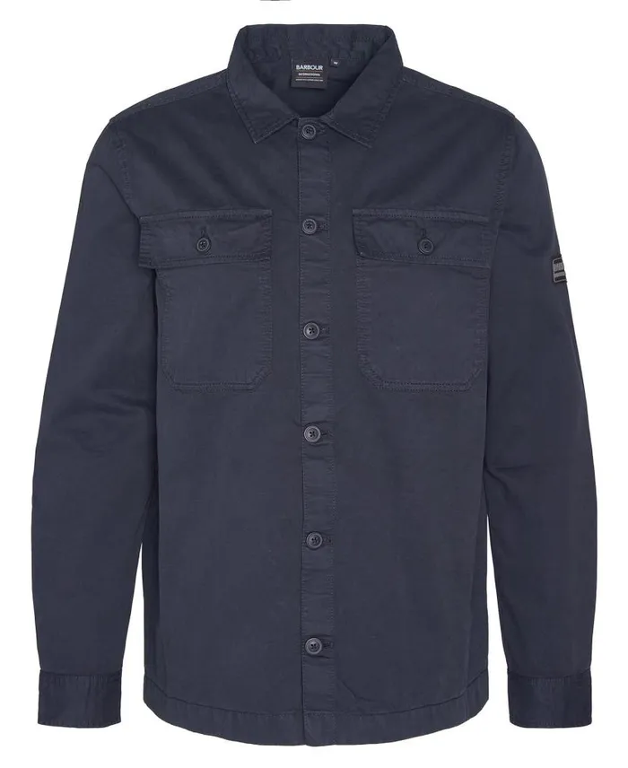 Adey Overshirt Dark Navy Men Barbour Overshirts