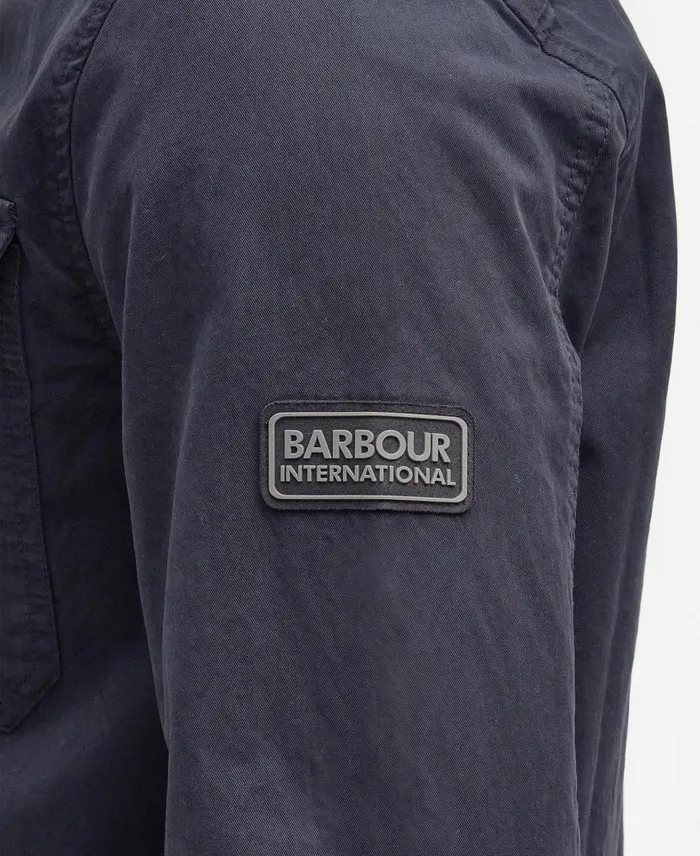 Adey Overshirt Dark Navy Men Barbour Overshirts