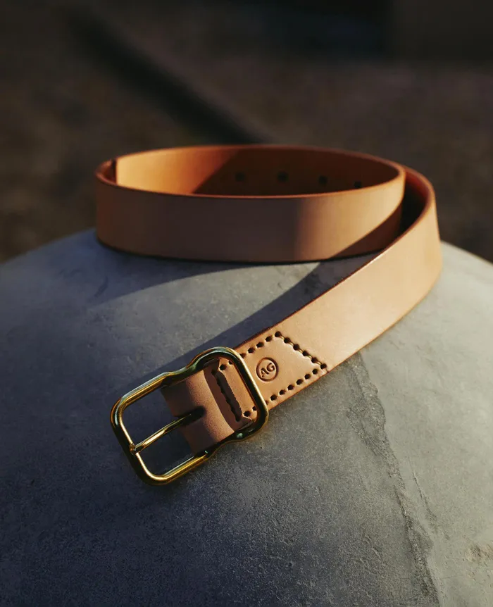 AG Jeans Belts Men Danny Belt NATURALBRASS