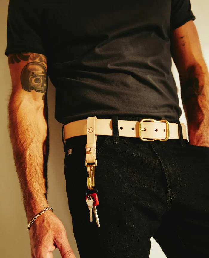 AG Jeans Belts Men Danny Belt NATURALBRASS AG Jeans Belts Men Danny Belt NATURALBRASS