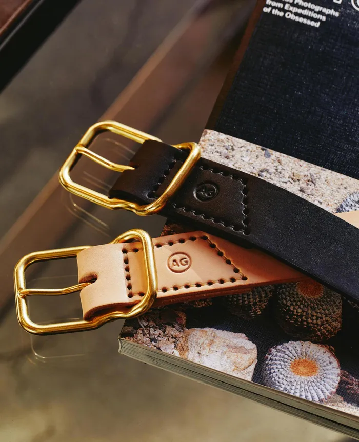 AG Jeans Belts Men Danny Belt NATURALBRASS AG Jeans Belts Men Danny Belt NATURALBRASS