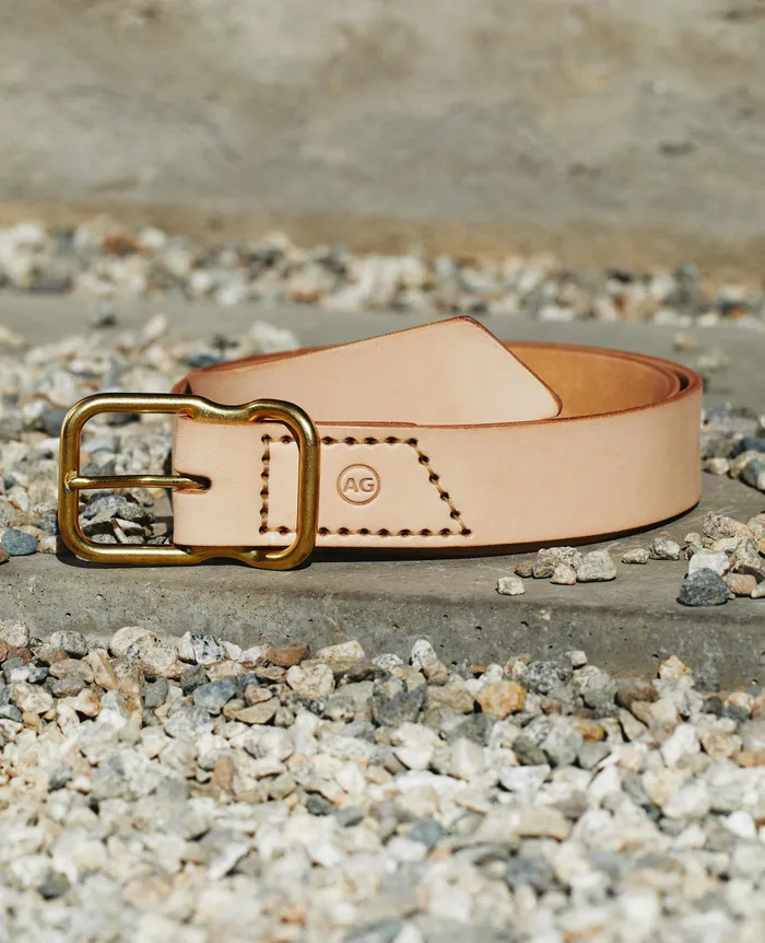AG Jeans Belts Men Danny Belt NATURALBRASS AG Jeans Belts Men Danny Belt NATURALBRASS
