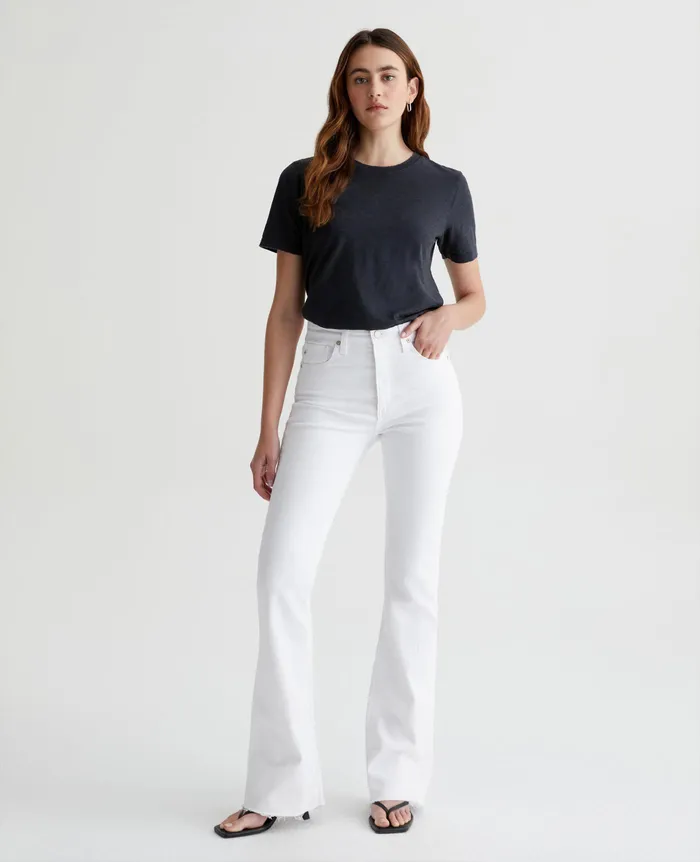 AG Jeans Denim Women Alexxis Boot MODERN WHITE