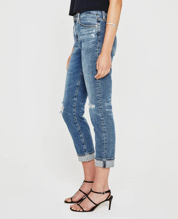 AG Jeans Denim Women ExBoyfriend Slim 17 YEARS WAVEVIEW DESTRUCTED AG Jeans Denim Women ExBoyfriend Slim 17 YEARS WAVEVIEW DESTRUCTED