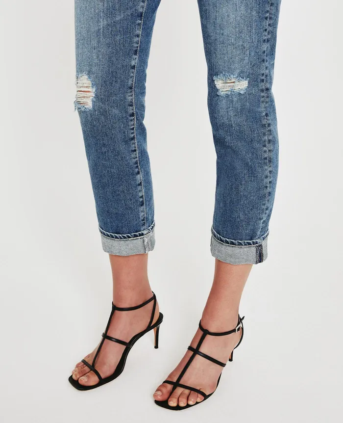 AG Jeans Denim Women ExBoyfriend Slim 17 YEARS WAVEVIEW DESTRUCTED AG Jeans Denim Women ExBoyfriend Slim 17 YEARS WAVEVIEW DESTRUCTED