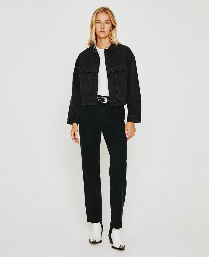 AG Jeans Jackets Women Mirah Militant SULFUR BLACK AG Jeans Jackets Women Mirah Militant SULFUR BLACK