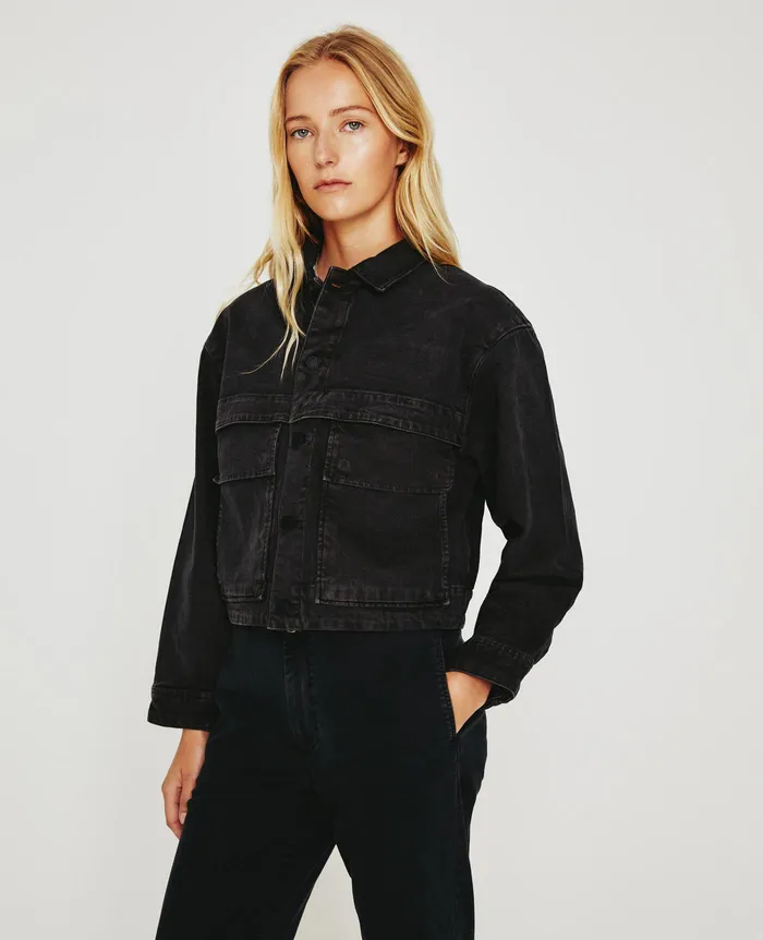 AG Jeans Jackets Women Mirah Militant SULFUR BLACK AG Jeans Jackets Women Mirah Militant SULFUR BLACK