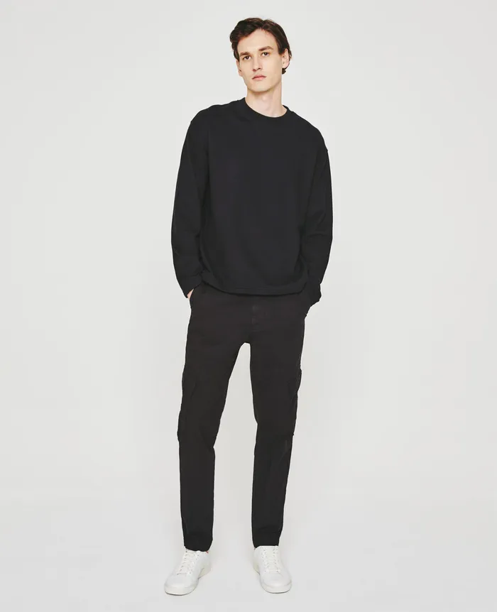 AG Jeans Pants Men Wells Cargo PURE BLACK