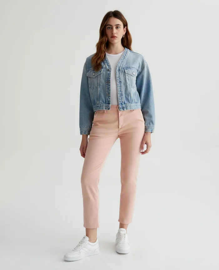 AG Jeans Pants Women Caden SULFUR BLUSH PARADISE