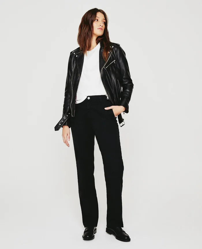 AG Jeans Pants Women Clove Trouser SULFUR BLACK