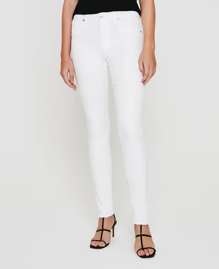 AG Jeans Pants Women Farrah Skinny WHITE AG Jeans Pants Women Farrah Skinny WHITE