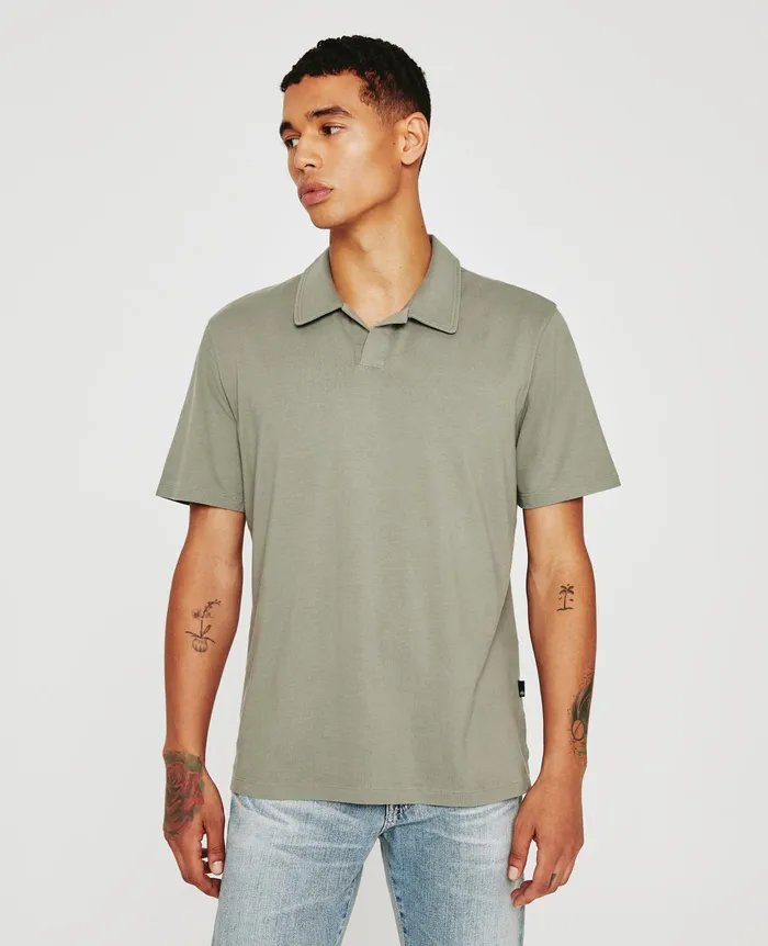 AG Jeans Polos Men Bryce Johnny Collar ROCKY RIVER