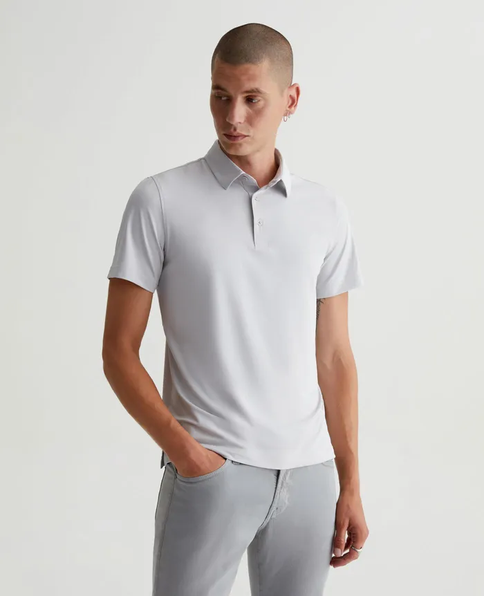 AG Jeans Polos Men Bryce Polo FADE TO GRAYE