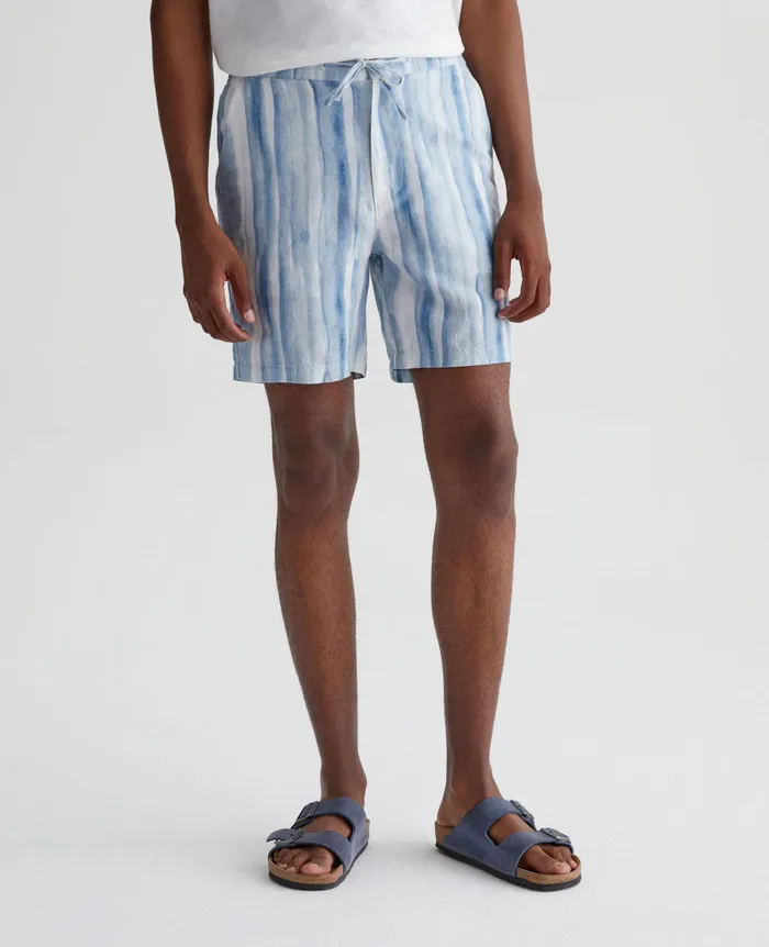 AG Jeans Shorts Men Paxton DrawCord BRUSH STROKES CLEAR SKIES AG Jeans Shorts Men Paxton DrawCord BRUSH STROKES CLEAR SKIES