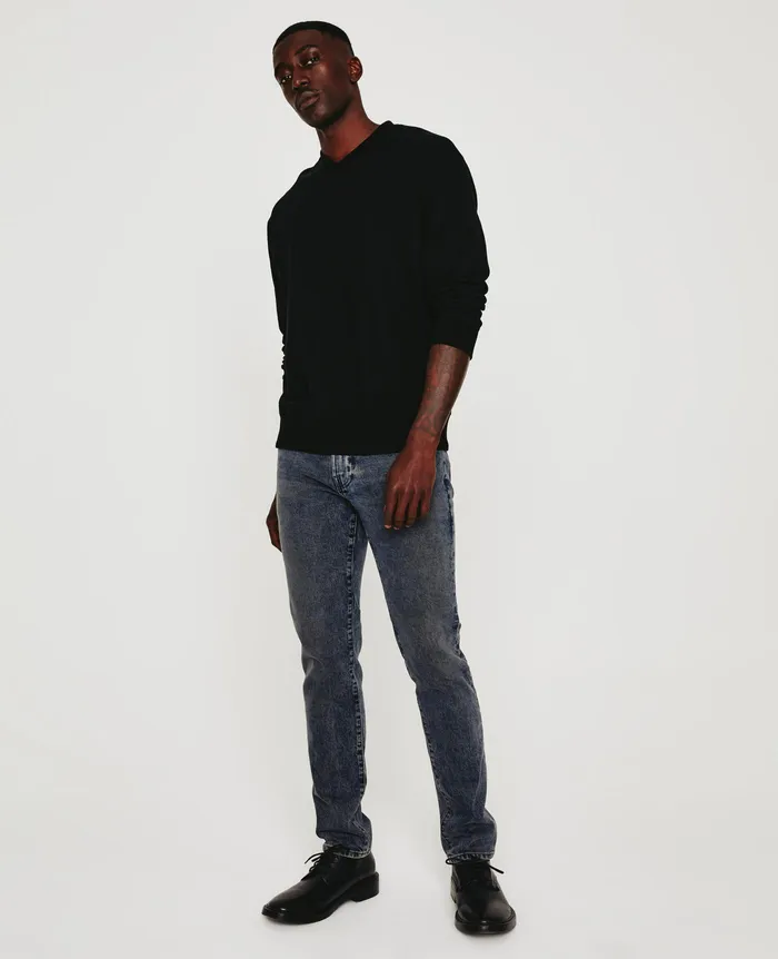 AG Jeans Sweatshirts Men Arc Vee TRUE BLACK AG Jeans Sweatshirts Men Arc Vee TRUE BLACK