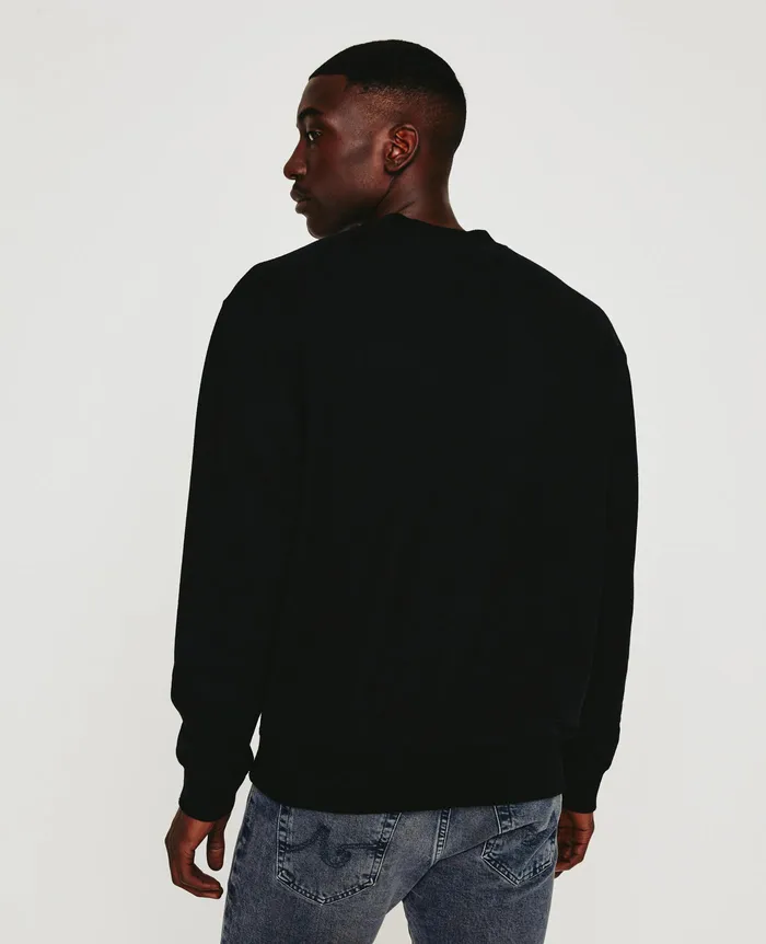 AG Jeans Sweatshirts Men Arc Vee TRUE BLACK AG Jeans Sweatshirts Men Arc Vee TRUE BLACK