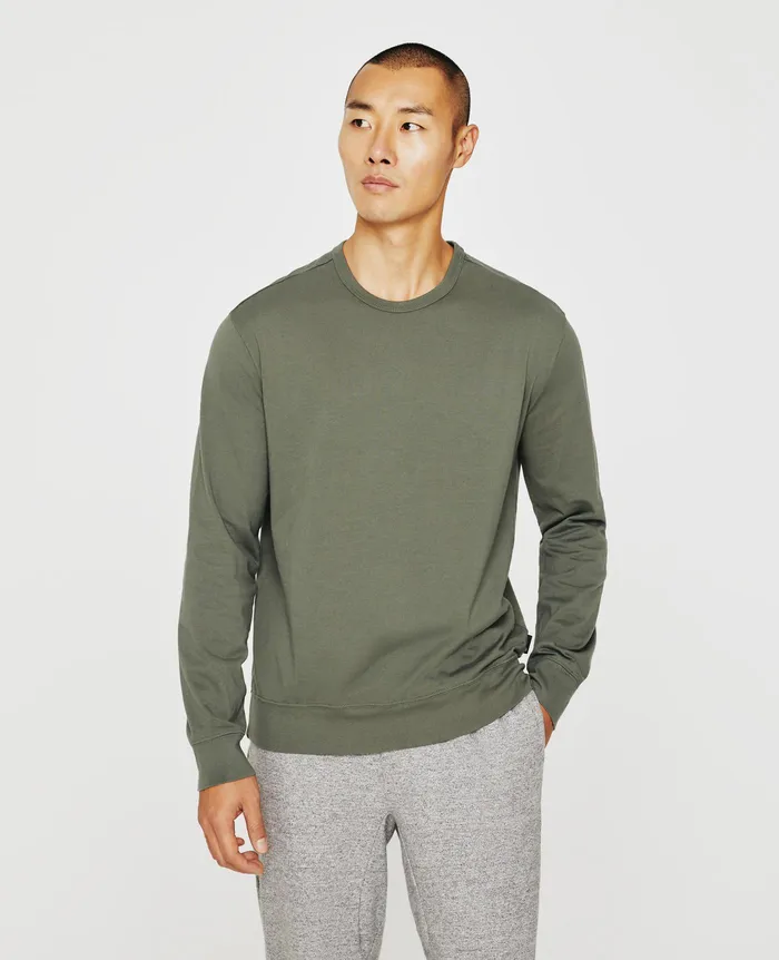 AG Jeans Sweatshirts Men Wesley Pullover HUNTER SAGE AG Jeans Sweatshirts Men Wesley Pullover HUNTER SAGE