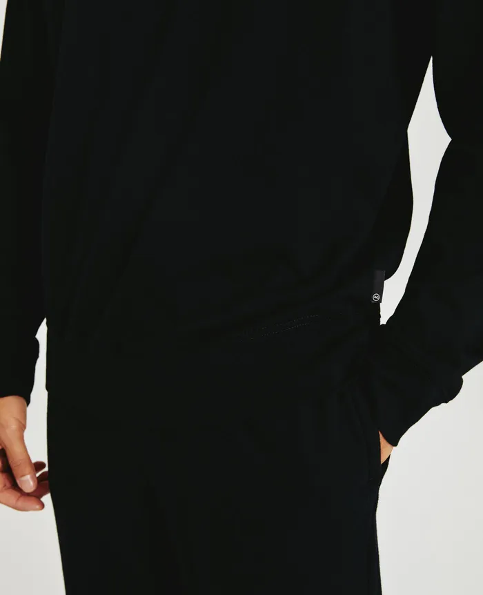 AG Jeans Sweatshirts Men Wesley Pullover TRUE BLACK AG Jeans Sweatshirts Men Wesley Pullover TRUE BLACK