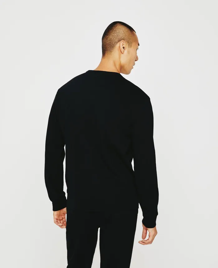 AG Jeans Sweatshirts Men Wesley Pullover TRUE BLACK AG Jeans Sweatshirts Men Wesley Pullover TRUE BLACK