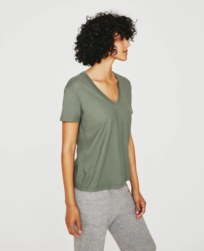 AG Jeans Tees and Tanks Women Aspen U HUNTER SAGE AG Jeans Tees and Tanks Women Aspen U HUNTER SAGE