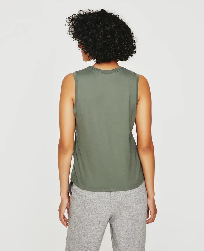 AG Jeans Tees and Tanks Women Jagger Muscle Tank HUNTER SAGE AG Jeans Tees and Tanks Women Jagger Muscle Tank HUNTER SAGE