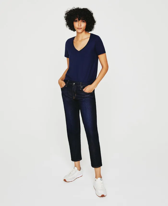 AG Jeans Tees and Tanks Women Jagger Vee DEEP NAVY AG Jeans Tees and Tanks Women Jagger Vee DEEP NAVY