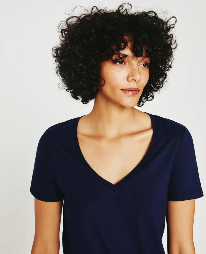 AG Jeans Tees and Tanks Women Jagger Vee DEEP NAVY AG Jeans Tees and Tanks Women Jagger Vee DEEP NAVY
