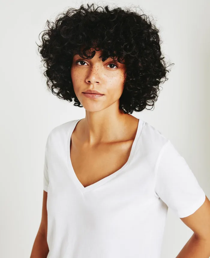 AG Jeans Tees and Tanks Women Jagger Vee TRUE WHITE AG Jeans Tees and Tanks Women Jagger Vee TRUE WHITE