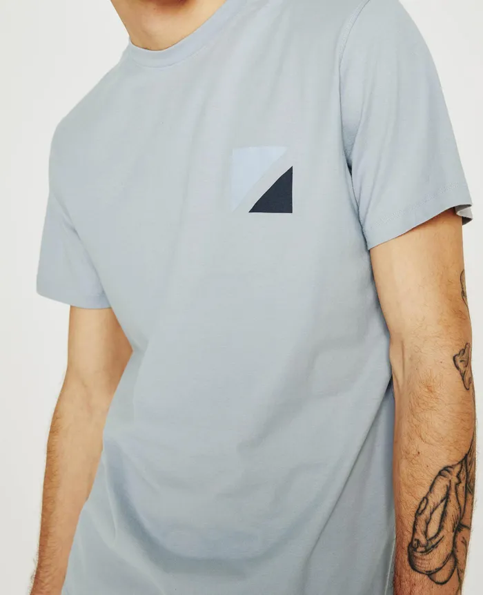 AG Jeans Tees Men Bryce Crew GEO CUBE WHITE SANDS AG Jeans Tees Men Bryce Crew GEO CUBE WHITE SANDS