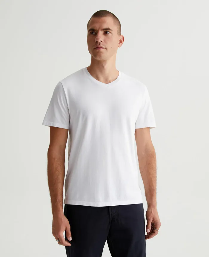 AG Jeans Tees Men Bryce Vee TRUE WHITE
