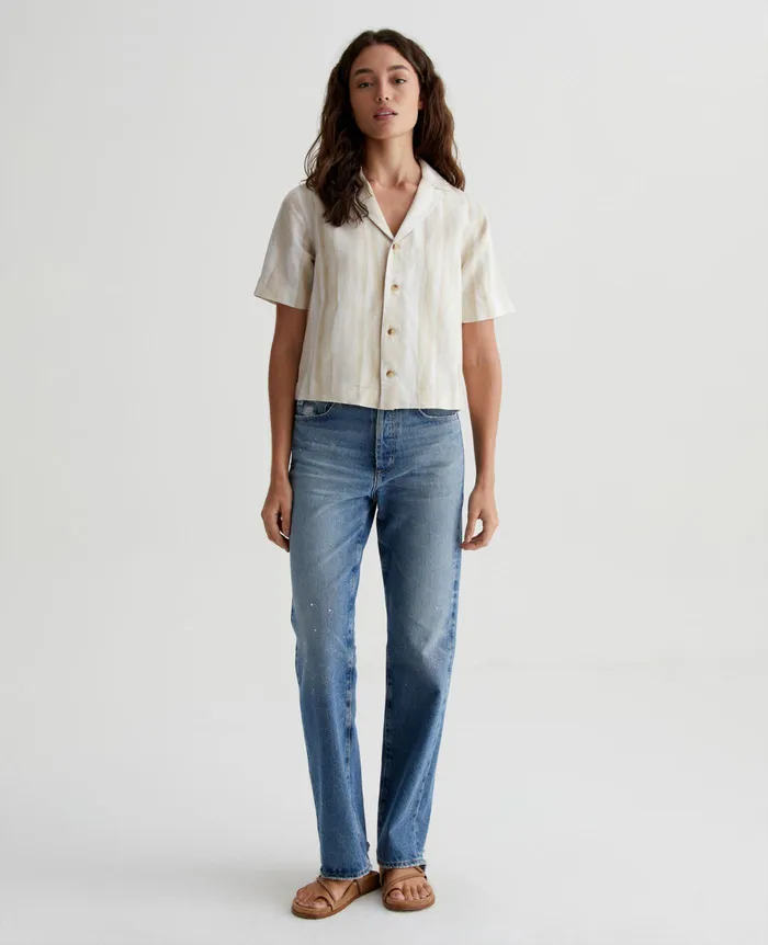 AG Jeans Tops and Shirts Women Koa BRUSH STROKES BEIGE MULTI AG Jeans Tops and Shirts Women Koa BRUSH STROKES BEIGE MULTI