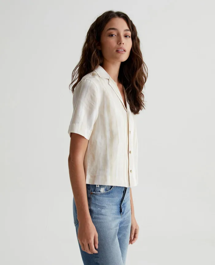 AG Jeans Tops and Shirts Women Koa BRUSH STROKES BEIGE MULTI AG Jeans Tops and Shirts Women Koa BRUSH STROKES BEIGE MULTI