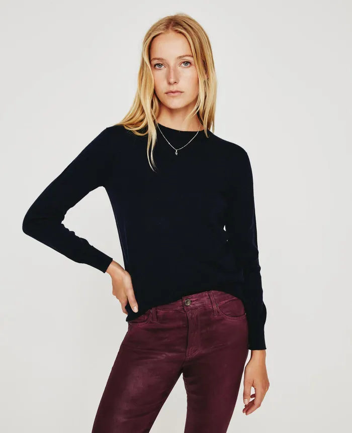 AG Jeans Tops and Shirts Women Zuri Crew DEEP NAVY