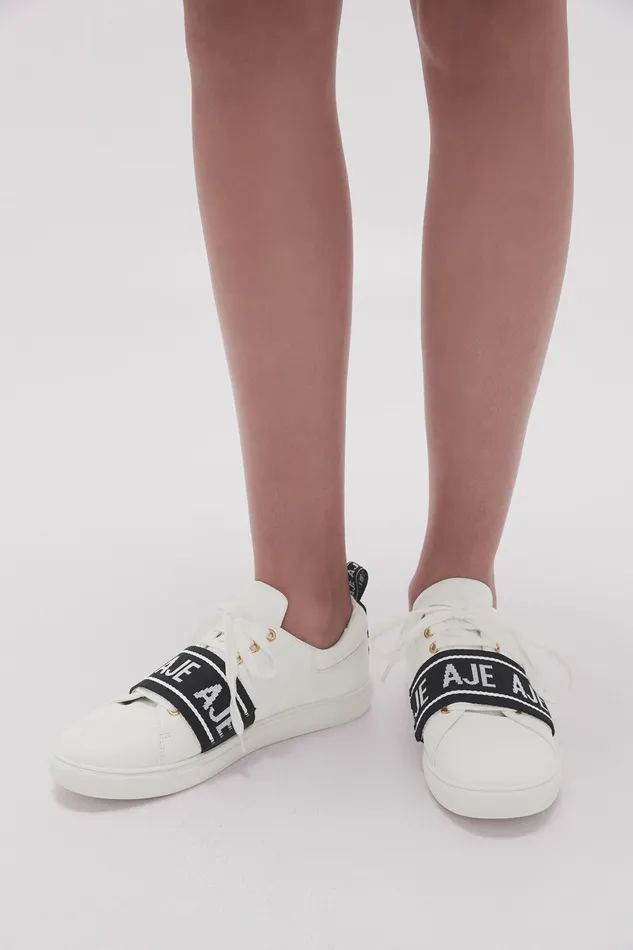 Aje Cosmos Hazel Trainer White Women Leather