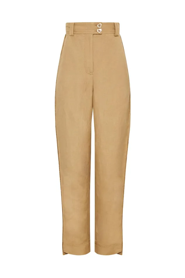 Aje Estate Tapered Pant Taupe Women Pants