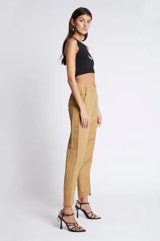Aje Estate Tapered Pant Taupe Women Pants
