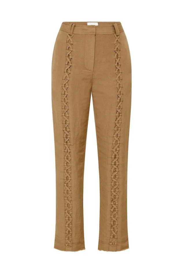 Aje Impressionist Laced Pant Willow Women Pants