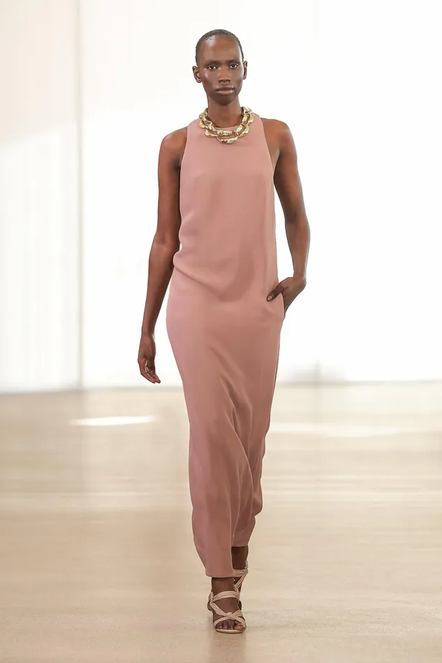Aje Intrigue Twist Back Midi Dress Chocolate Brown Women Dresses