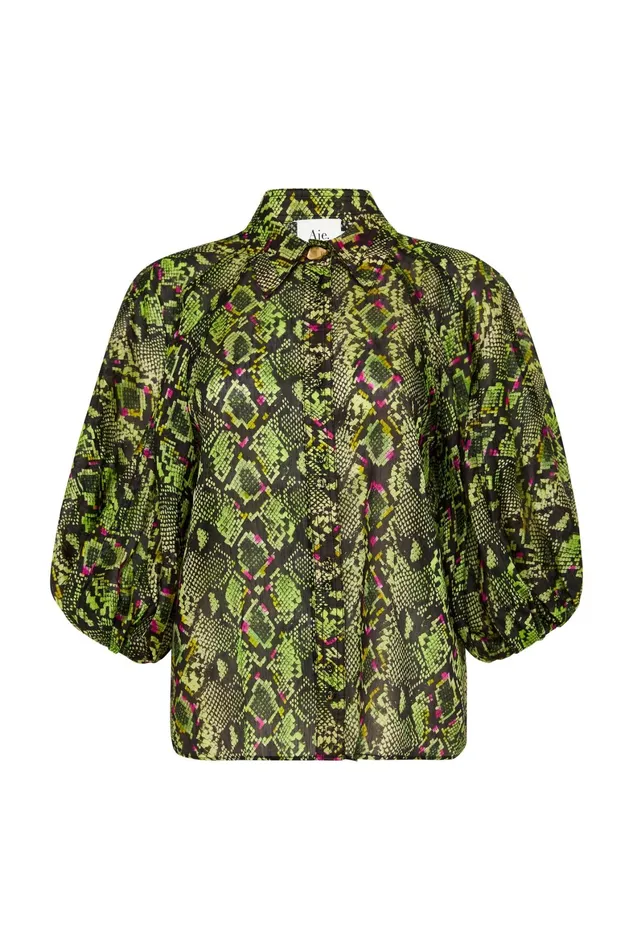 Aje Nouveau Shirt Snake Effect Women Tops