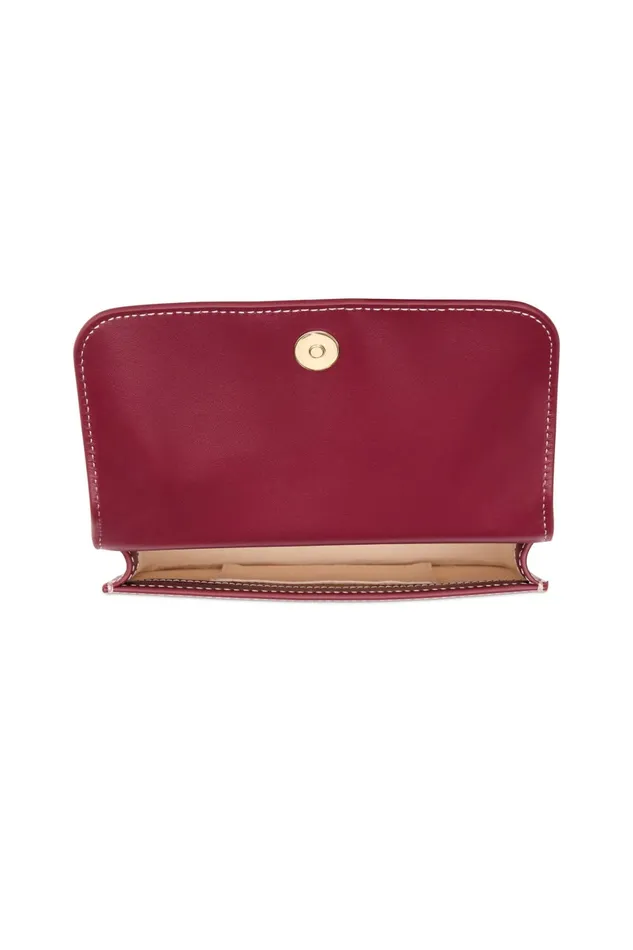 Aje Nova Crossbody Bag Garnet Red Women Leather
