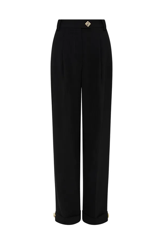 Aje Sentiment Tailored Pant Black Women Pants