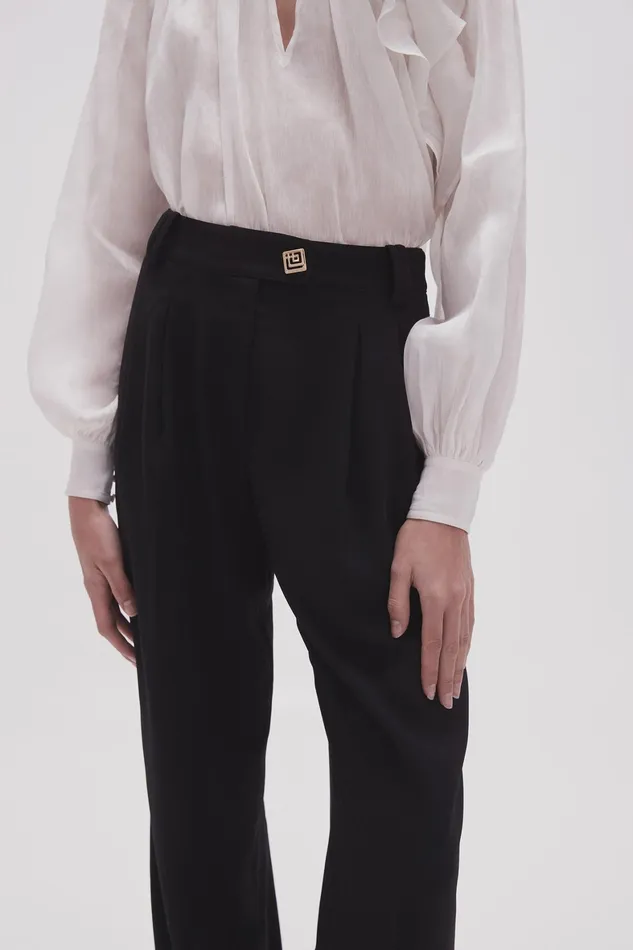 Aje Sentiment Tailored Pant Black Women Pants