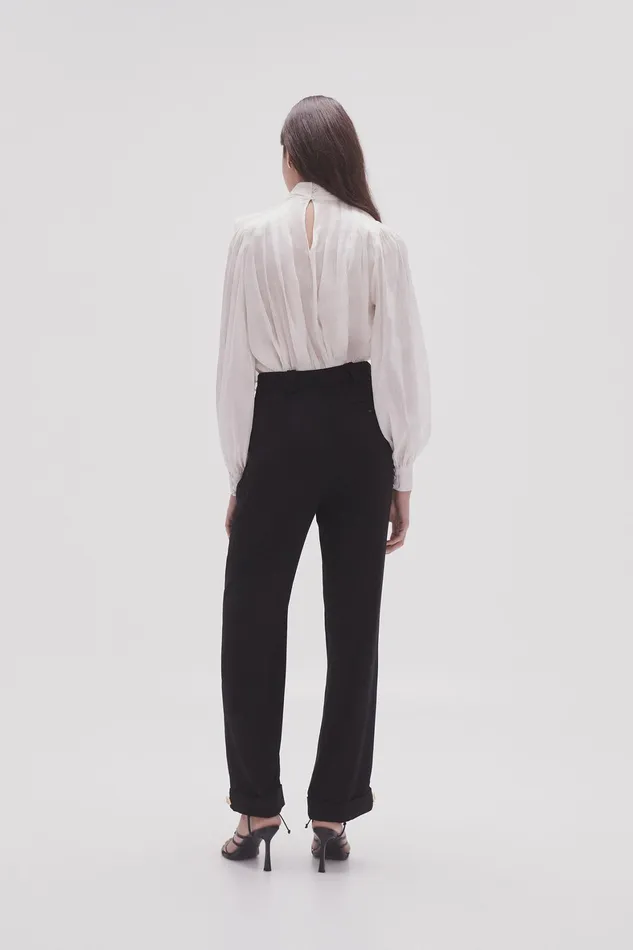 Aje Sentiment Tailored Pant Black Women Pants