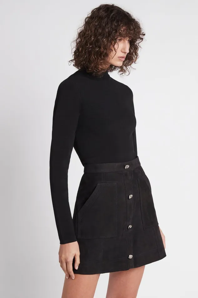 Aje Splendour Pocket Mini Skirt Black Women Skirts