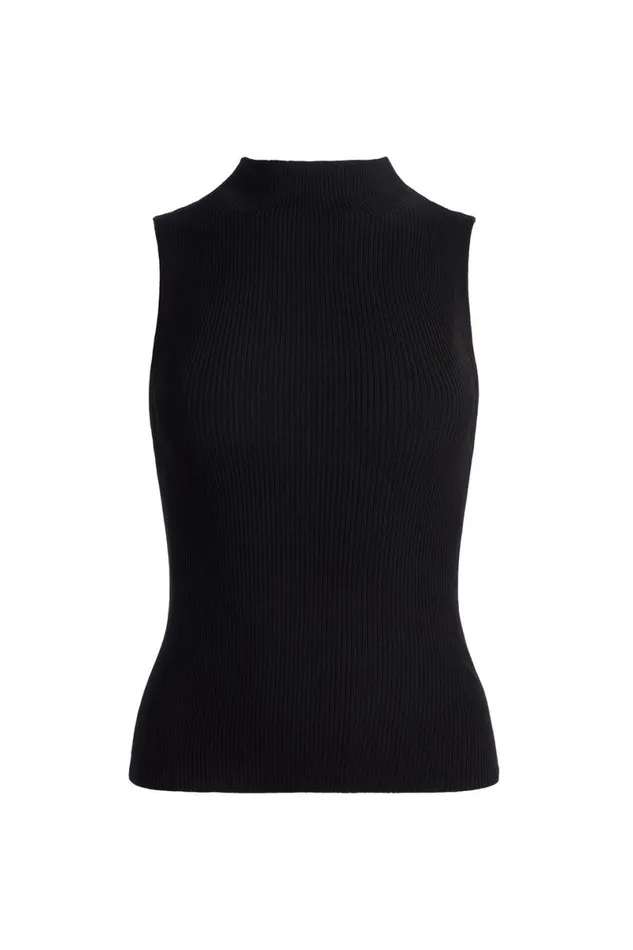 Alice Olivia Darcey Tank Black Women Tops